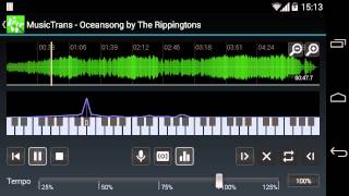MusicTrans Demo - Visualization - Bass lines