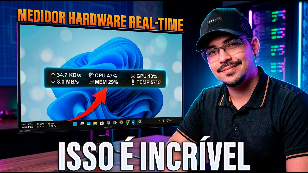 TODO MUNDO DEVERIA TER ISSO! 😱 O Melhor Monitor de Hardware para Windows 11!