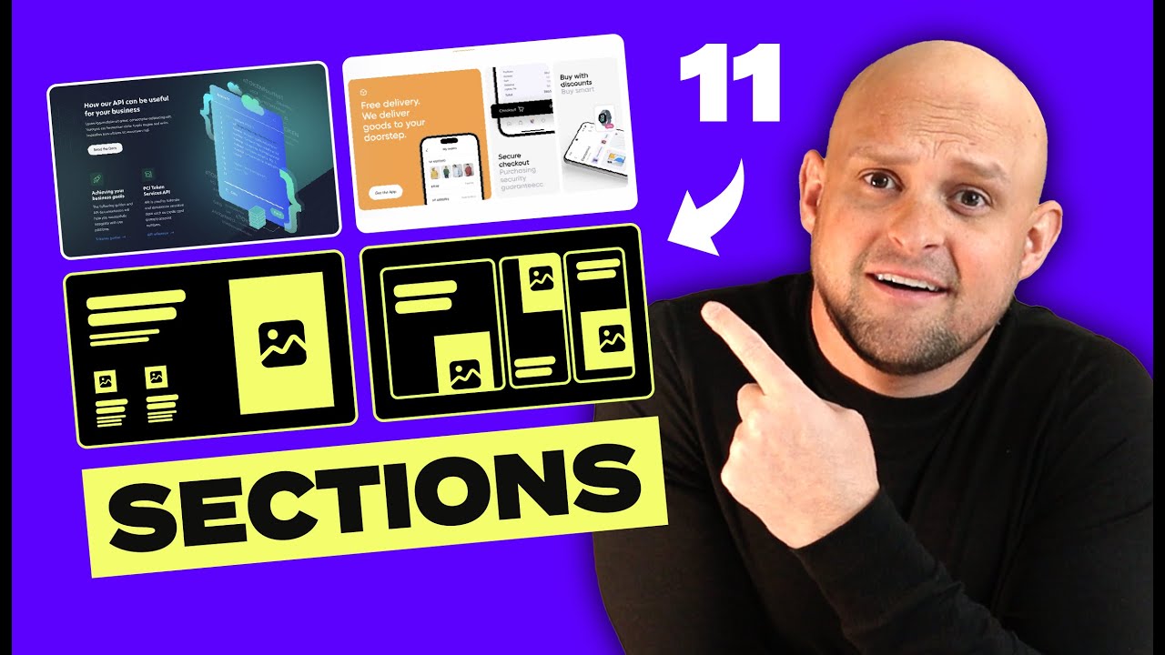 11 Section layouts to make your website ultra UNIQUE