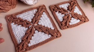 INCREDIBLE Crochet square motifs pattern