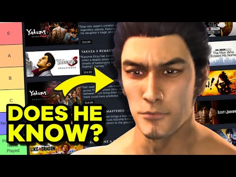 The DEFINITIVE Yakuza Game Tier List