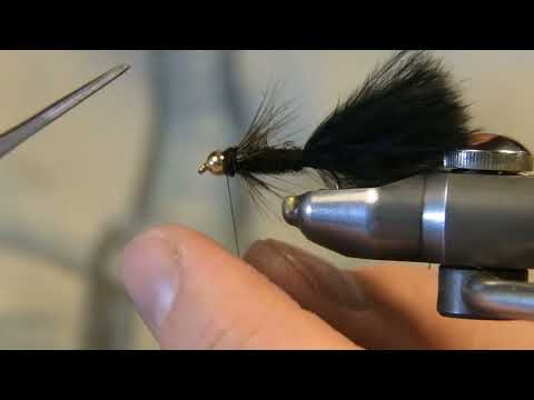 Fly Tying Natural Black Leech