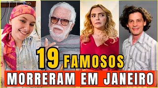 VEJA os FAMOSOS QUE MORRERAM em JANEIRO DE 2026 e VOCÊ NÃO SABIA | ARTISTAS FALECIDOS [2026]