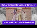 Kiara Advani Sidharth Malhotra Romantic Kiss After Varmala Ceremony Kiaraadvani Sidharthmalhotra