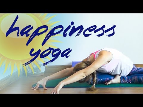 Yoga For Happiness ♥ Melt Away Stress & Anxiety ♥  Yoga For All Levels With YogaCandi