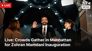 LIVE: Crowds Assemble in Manhattan for Zohran Mamdani’s Inauguration | DRM News | AC1F
