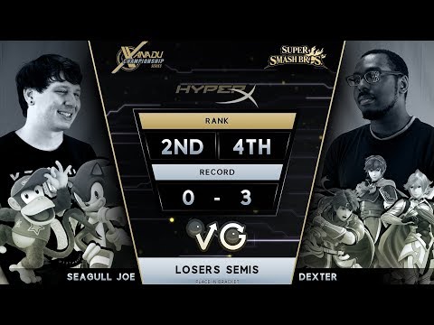 XCS Finals Smash 4 -  Seagull Joe (Diddy Kong) Vs.  Dexter (Lucina) Wii U Losers Semis