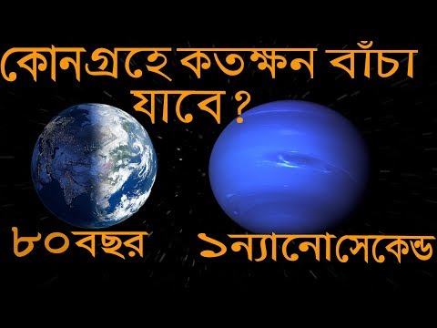 মানুষ কোন গ্রহে কতক্ষণ বেচে থাকতে পারবে?সৌরজগতের ৮টি গ্রহের রহস্য 8 Mysterious Planet of solarsystem