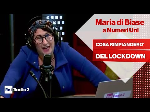 Maria Di Biase a Numeri Uni - "Cosa rimpiangerò del lockdown"