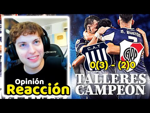 DAVOO XENEIZE REACCIONA Y OPINA DE RIVER 0(2) TALLERES 0(3)