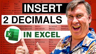 Excel : Shift Decimal 2 Places in Excel - Episode 2207