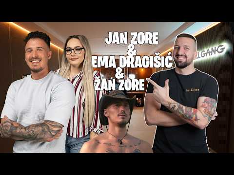 JAN ZORE & EMA DRAGIŠIĆ & ŽAN ZORE NA OBISKU!