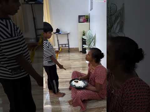 Unbelievable The boy disturbed the poor women while she eating food 😭