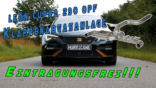 Video: Hurricane V2 Edelstahl Klappenanlage ab OPF Ø89mm Seat Leon Cupra 290PS Typ 5F Video: Hurricane V2 Edelstahl Klappenanlage ab OPF Ø89mm Seat Leon Cupra 290PS Typ 5F