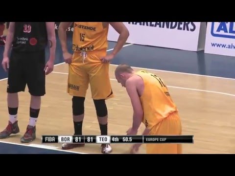 Pierre-Antoine Gillet vs Boras Basket (SWE) 17 pts