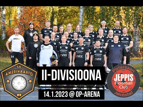 Salibandy II-divisioona | Amerikaarto - Jeppis FBC 14.1.2023