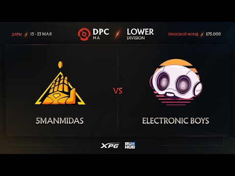5ManMidas vs Electronic Boys, Dota Pro Circuit 2021 NA S2, bo3, game 1 [Mila & Jam]