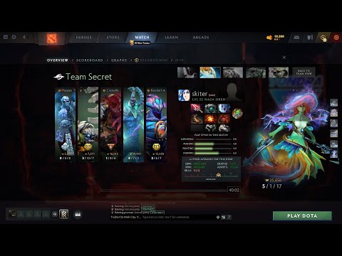 dota2fullmatch - skiter -naga siren - Secret vs Tundra - final days ti11