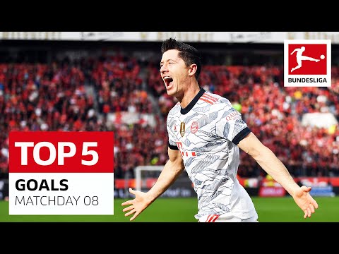 Top 5 Goals - Lewandowski, Reus & More
