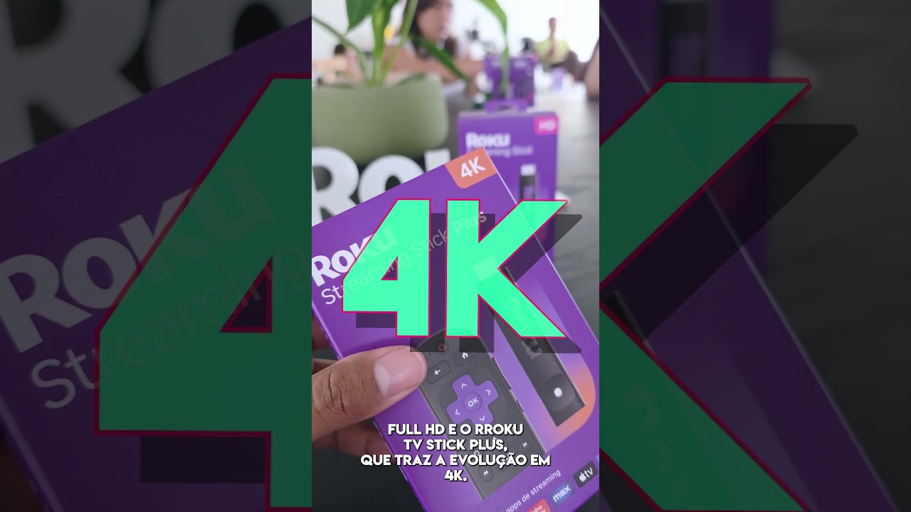 Miniatura da avaliação em vídeo de Roku Streaming Stick 4K com Controle Remoto por Voz