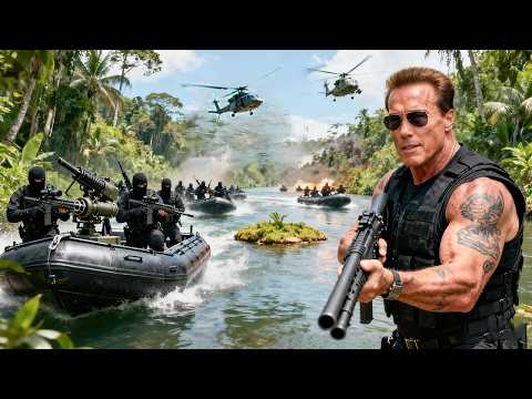 Action Movie! Special forces infiltrate a terrorist base, killing all enemies and rescuing hostages.