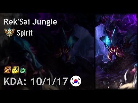 Rek'Sai Jungle vs Lee Sin - Spirit - KR Challenger Patch 6.23