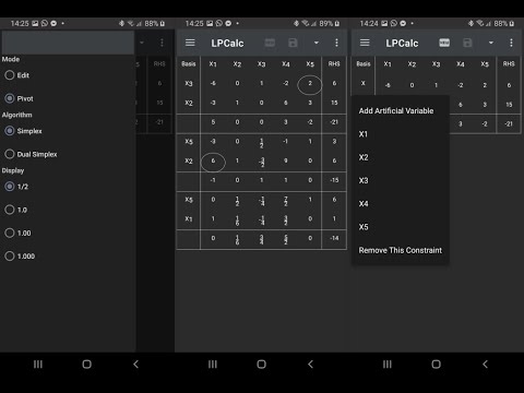 LPCalc: Simplex Method Calc