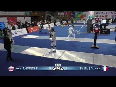 2023 121 T32 01 F F Individual Busan KOR GP BLUE THIBUS FRA vs RHODES USA