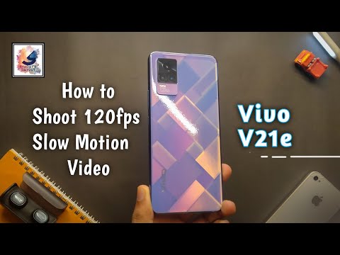 How to Shoot Slow Motion Video On Vivo V21e⚡Vivo V21e 120fps Slow Motion Test