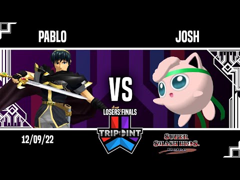 Tripoint Smash 171 - Losers Finals - Pablo(Marth) Vs. Josh(Jigglypuff)