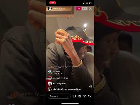 Astrokidjay on live tipsy thanking fans for support!!