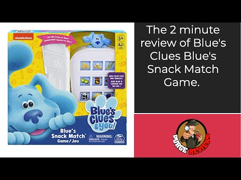 The Purge: # 3028 Blue's Snack Match Game: The 2 minute review of the Blue's Clues board game