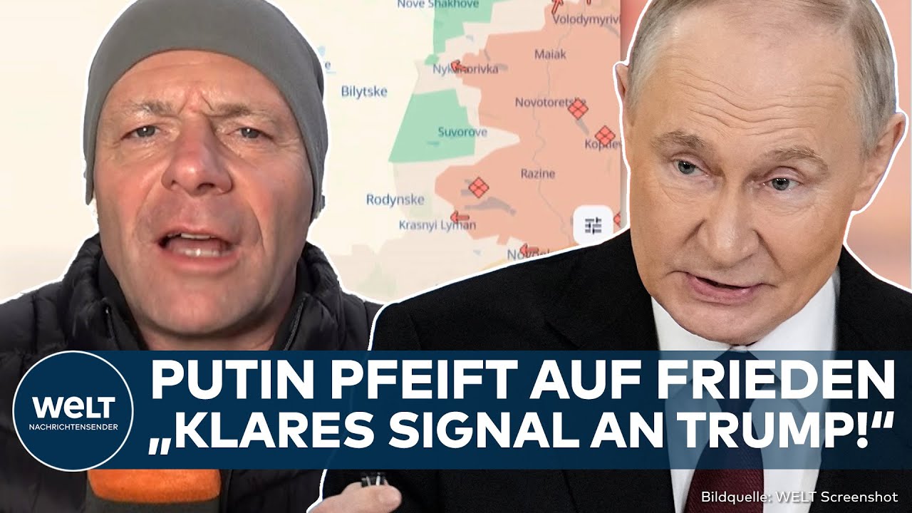 KRIEG IN UKRAINE: Putin tobt! Wie reagiert Trump? Russland sendet Botschaft an USA!