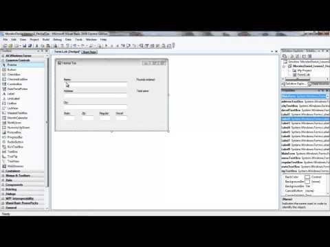 Visual Basic Layout