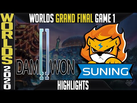 DWG vs SN Highlights Game 1 | GRAND FINAL Worlds 2020 Playoffs | Damwon Gaming vs Suning G1