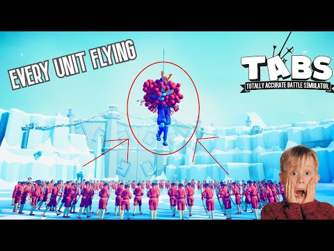 TABS - INSANE EVERY UNIT FLYING ! - Balloon Archer vs every unit - Totally Accurate Battle SImulator