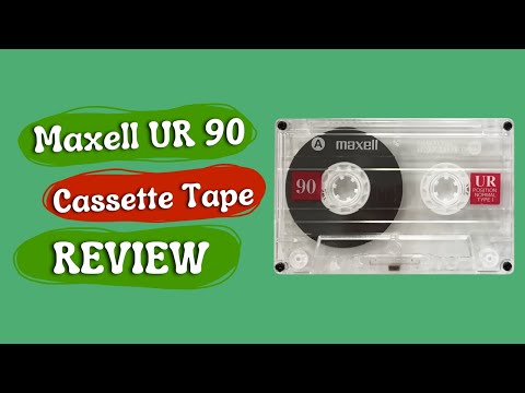 Maxell UR 90 Normal Bias Blank Audio Recording Cassette Tape: Rediscover Analog Audio