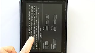 Kindle - Switch to Landscape View