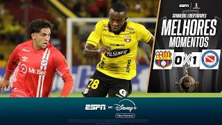 ARGENTINOS JUNIORS BATE O BARCELONA-EQU COM GOL NOS ACRÉSCIMOS NO JOGO DE IDA DA LIBERTADORES