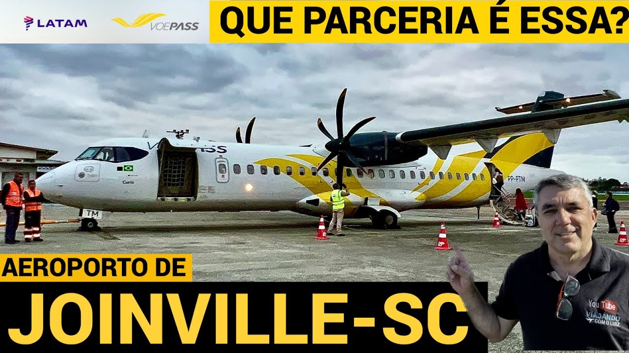 A PARCERIA DA VOEPASS COM A LATAM VISTA EM DETALHES - VOANDO DE JOINVILLE-SC PARA SÃO PAULO.
