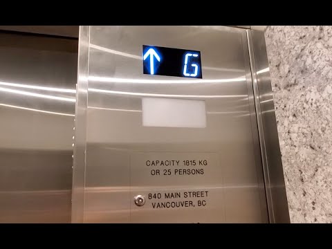 Dewhurst Mod! ThyssenKrupp Traction Elevator at The Home Depot, Park Royal - West Vancouver BC