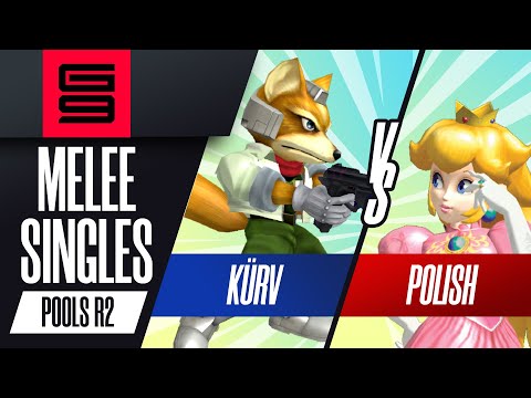 Kürv (Fox) vs Polish (Peach) - Melee Singles Pools Winners Semi-Final  - Genesis 9