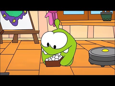 Learning colours with Om Nom: Vacuum cleaner