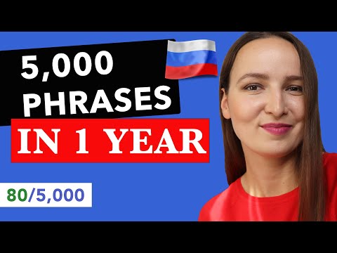 LEARN 5,000 RUSSIAN PHRASES IN 1 YEAR  |  80/5000