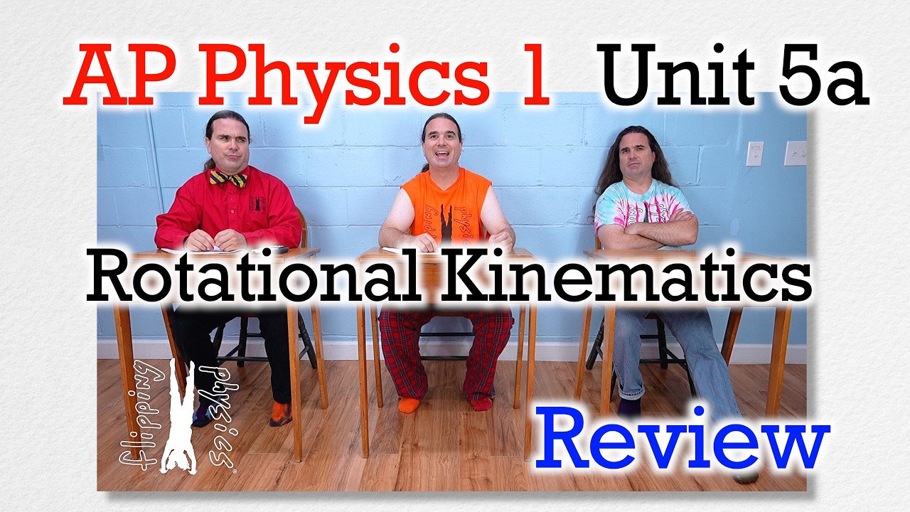 AP Physics 1 - Unit 5a Review - Rotational Kinematics - Exam Prep