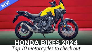 2024 Honda Motorcycles Reveal: Versatile Lineup to Continue Market Domination
