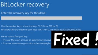 How to recover Bitlocker Recovery Key in Windows 10 in any PC/Laptop | 2021