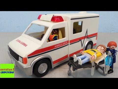 Playmobil Krankenwagen Rescue Ambulance auspacken seratus1 unboxing