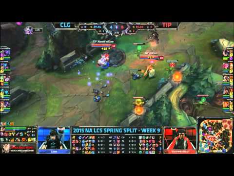CLG vs TIP   LCS NA 2015 Spring W9D2   Counter Logic Gaming VOD