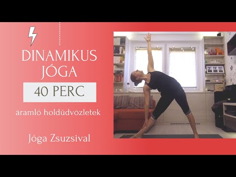 39 perc DINAMIKUS JÓGA - Áramló holdüdvözletek - Jóga Zsuzsival